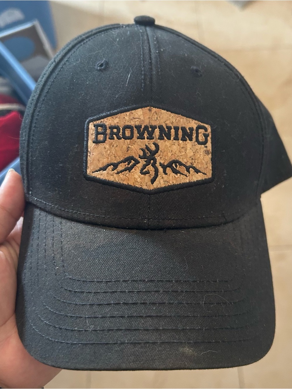 Browning Black Hat with Cork Patch box 85